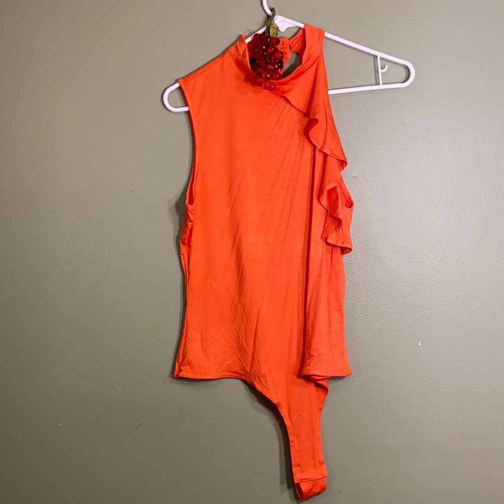 NY&C large orange body suit